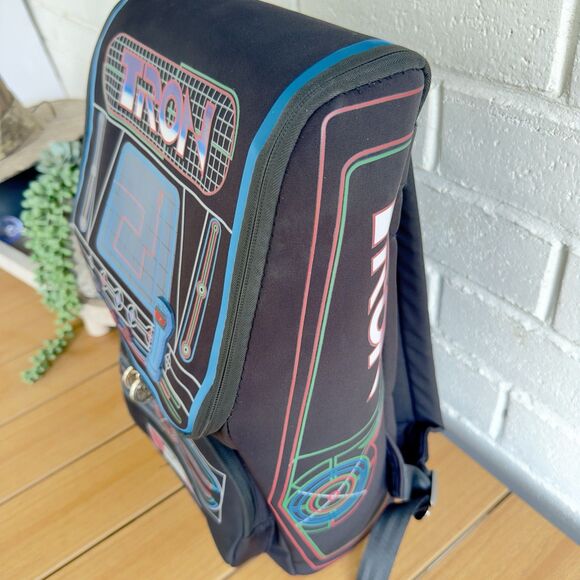 Disney Parks TRON Lightcycle Backpack Black Arcade Game Travel School Bag main image 4